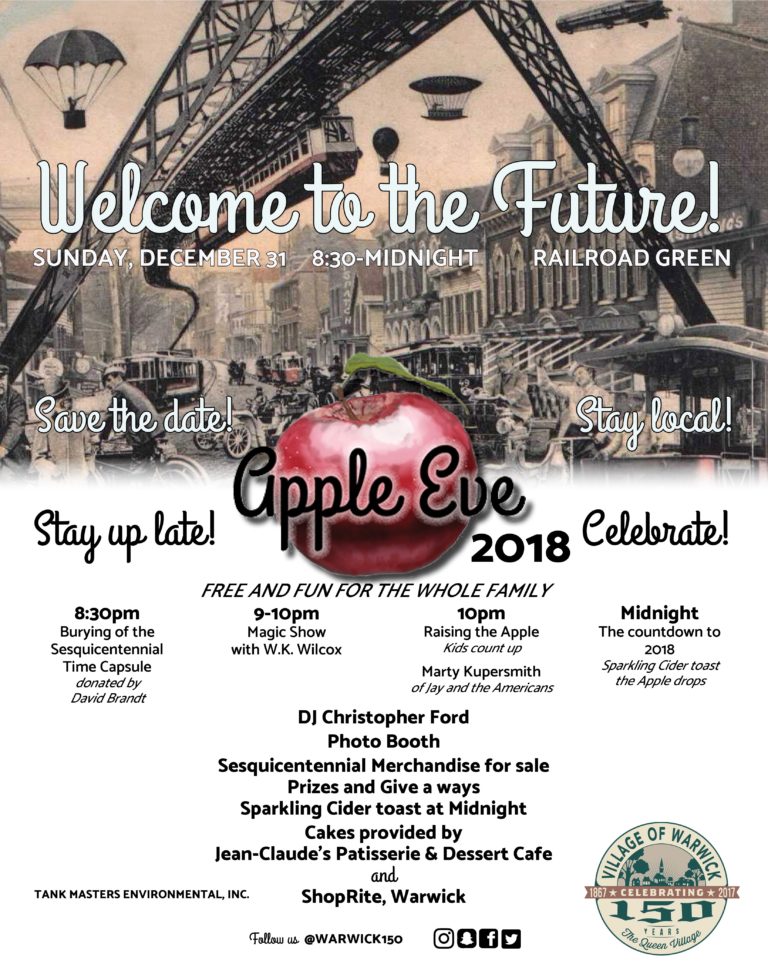 Ring in the New Year on Apple Eve!