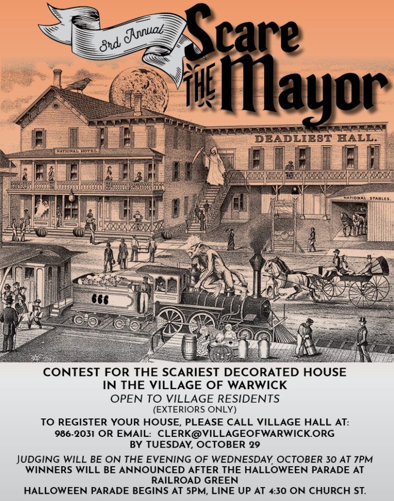 Village Residents Invited to “Scare the Mayor”